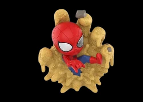 Pop Mart Marvel Across the Infinite Series Spider-Man Defeating Sandman Figure