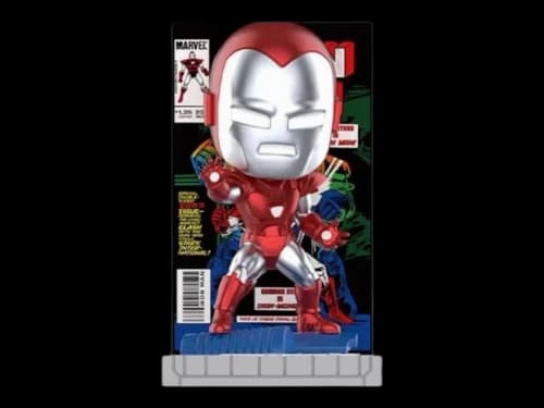 Pop Mart Marvel Iron Man: A Journey Through Armors Series Silver Centurion Iron Man Figure