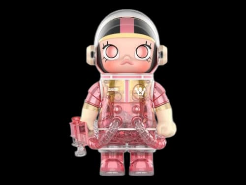 Pop Mart Mega Collection 400 % Space Molly Soft Drink Series Pink Lady 400%
