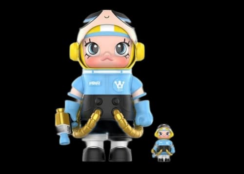 Pop Mart Mega Space Molly The Powerpuff Girls Bubbles 100% & 400% Set