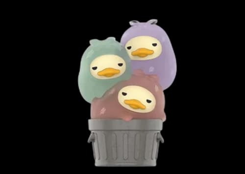 Pop Mart Mini DUCKOO Citywalk Series : Trash Bags Figures