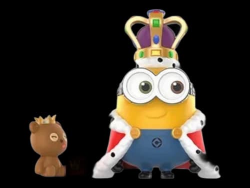 Pop Mart Minions Bedtime Stories by Bob and Tim Series Royal History Figure