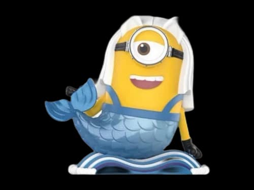 Pop Mart Minions Bello World Series Merlion Stuart Figure