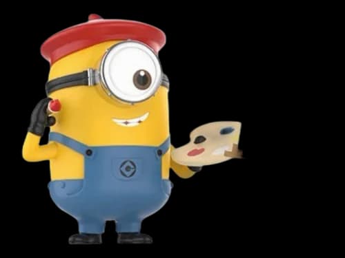 Pop Mart Minions Bello World Series Parisian Artist Stuart Figure