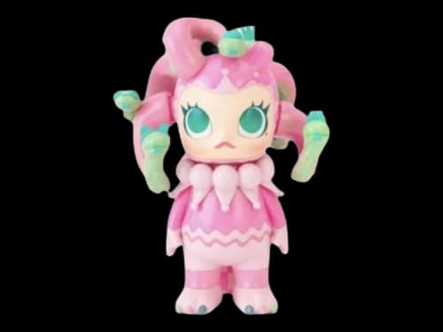 Pop Mart Molly Medusa Figure Red Pink