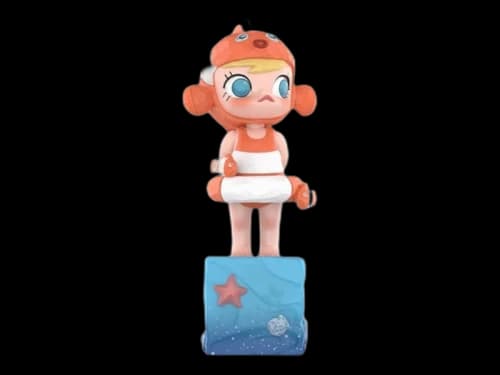 Pop Mart MOLLY Scenery Along the Way 20th Anniversary Series Gazing at You Figure