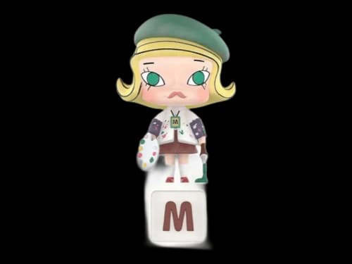 Pop Mart MOLLY Scenery Along the Way 20th Anniversary Series The First MOLLY (Green) Secret Edition A Figure