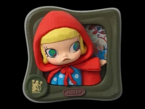 Pop Mart MOLLY Scenery Along the Way Series Childhood Forest Fridge Magnet