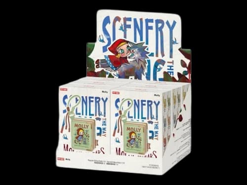 Pop Mart MOLLY Scenery Along the Way Series Mini Memory Album Bag Sealed Case (6 Blind Box)