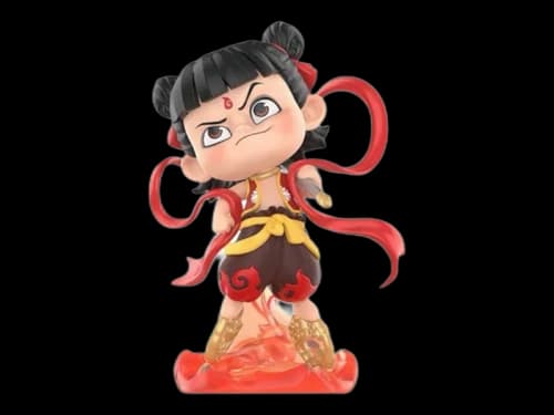 Pop Mart NeZha 2 Born Bonds Series Battle-ready Nezha Figure