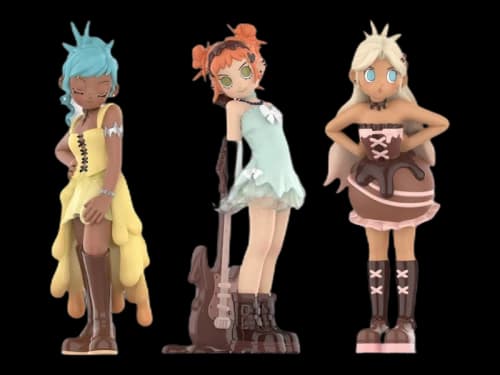 Pop Mart Figures Peach Riot À La Mode