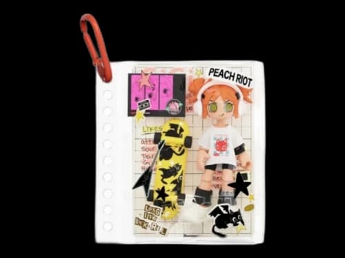 Pop Mart Peach Riot Carry The Music Series Pop Block Gigi SDCC Exclusive Pendant White/Red
