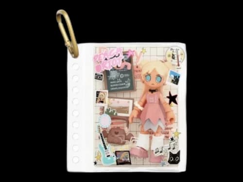 Pop Mart Peach Riot Carry The Music Series Pop Block Poppy SDCC Exclusive Pendant Pink