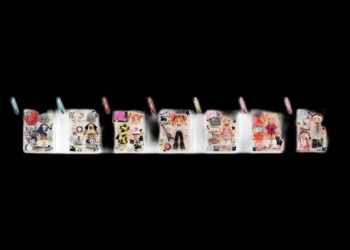 Pop Mart Peach Riot Carry The Music Series Pop Block SDCC Exclusive Pendant Set