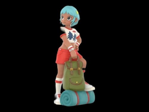 Pop Mart Peach Riot Rush Hour Series Frankie Camp Counselor Figure