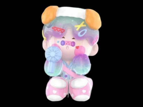 Pop Mart PINO JELLY Star Project Series Makeup Room Figure