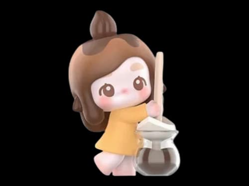 Pop Mart Pop Bean Coffee Factory Series Chaka Coffee Extract Figure