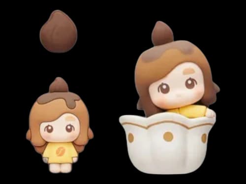 Pop Mart POP BEAN Coffee Factory Series CHAKA Decoration Charm