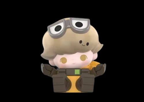 Pop Mart Pop Bean Dimoo World x Pixar Series Dimoo as Wall E Figures