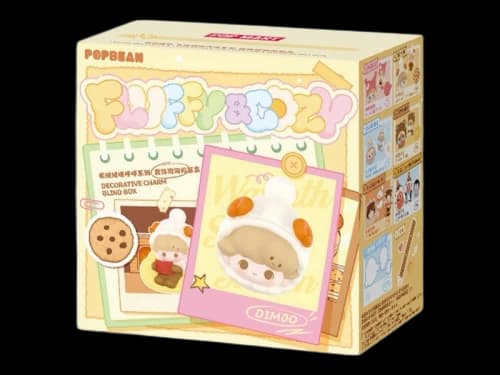 Pop Mart POP BEAN Fluffy & Cozy Series Decorative Charm Single Blind Bag