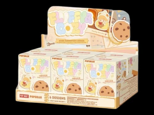 Pop Mart POP BEAN Fluffy & Cozy Series Fridge Magnet Sealed Case (6 Blind Box)