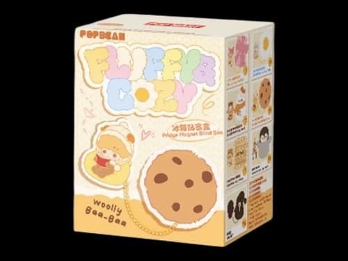 Pop Mart POP BEAN Fluffy & Cozy Series Fridge Magnet Single Blind Bag