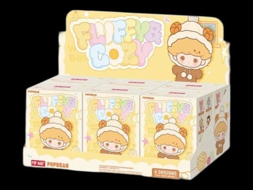 Pop Mart POP BEAN Fluffy & Cozy Series Plush Pendant Sealed Case (6 Blind Box)