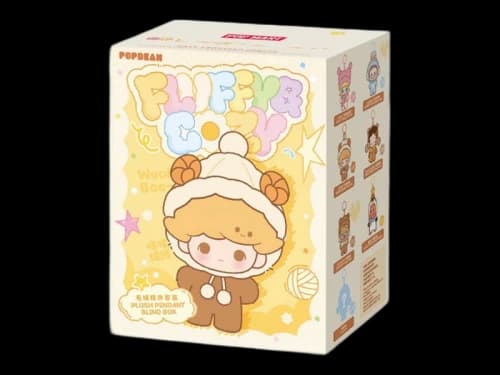 Pop Mart POP BEAN Fluffy & Cozy Series Plush Pendant Single Blind Box