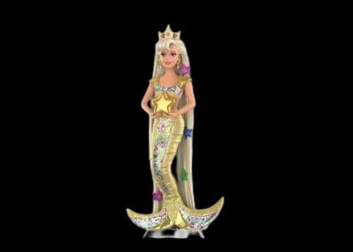 Pop Mart Barbie Style Icon Series 1996 Jewel Hair Mermaid Barbie Figure