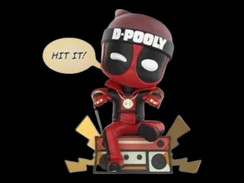 Pop Mart Marvel Deadpool Series Music Star Deadpool Figure