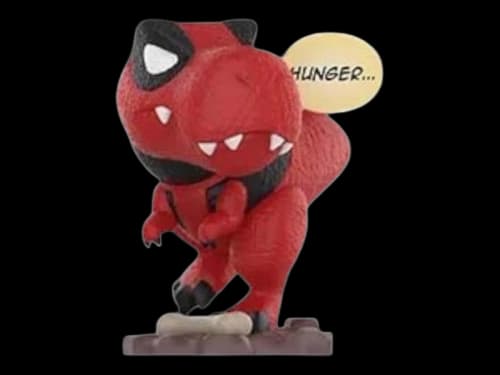 Pop Mart Marvel Deadpool Series T-Rex Deadpool Figure