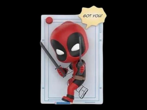Pop Mart Marvel Deadpool Series Wallbreaking Deadpool Figure