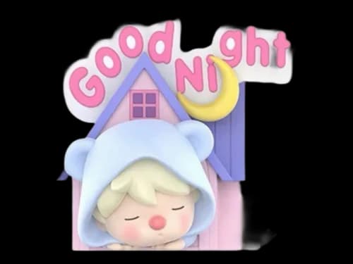 Pop Mart Sweet Bean The Language of Love Series Good Night Figure