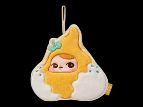 Pop Mart PUCKY Egg Beanie Series Poached Egg Hand Towel