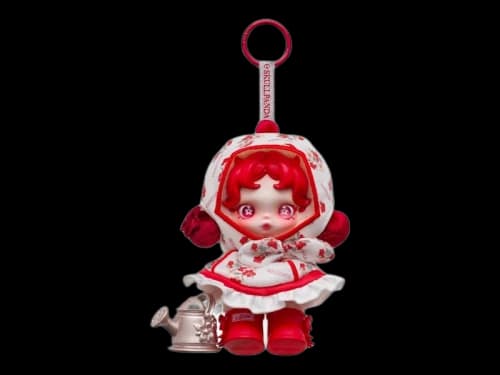 Pop Mart SKULLPANDA Amid Flowers Plush Doll Pendant
