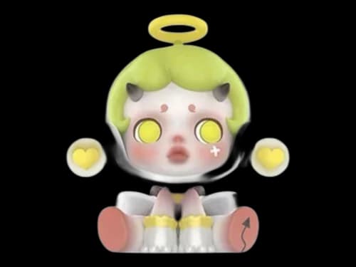Pop Mart SKULLPANDA Ancient Castle Series Fake Angle Figure