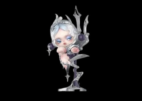 Pop Mart Skullpanda The Feast Begins Series The Silver Fork Figure