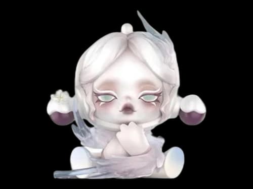 Pop Mart SKULLPANDA The Ink Plum Blossom Series The Snow Figure