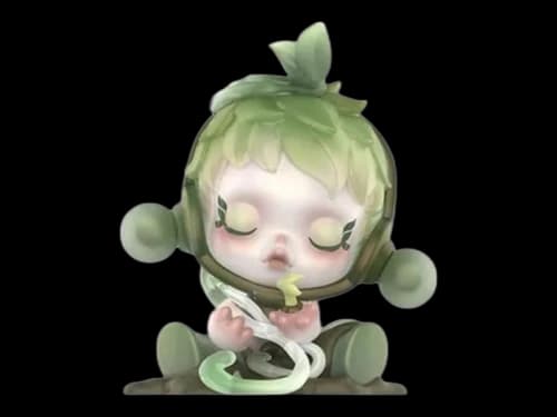 Pop Mart SKULLPANDA The Ink Plum Blossom Series The Spring Figure