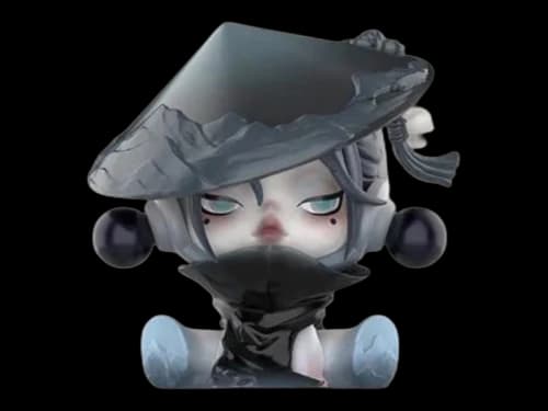 Pop Mart SKULLPANDA The Ink Plum Blossom Series The Valley Figure