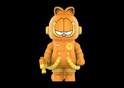 Pop Mart Space Molly Mega Garfield A 400% (Unsealed)
