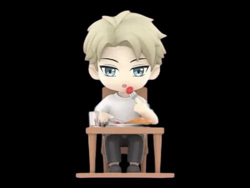 Pop Mart SPY x FAMILY Daily Life Series Loid Forger Leisure Dining Figure