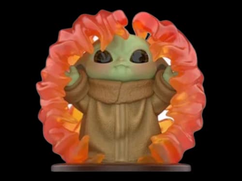 Pop Mart Star Wars Grogu Tiny But Mighty Series Figures Force Shield Figure