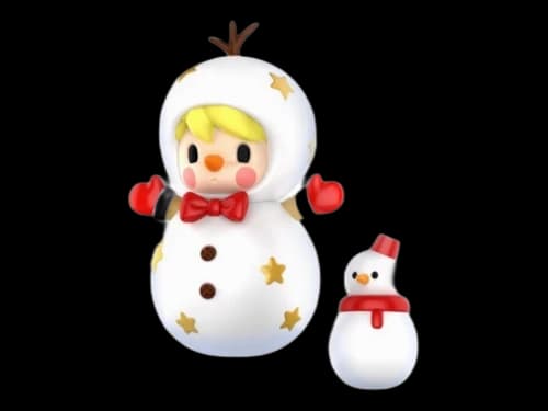 Pop Mart Sweet Bean Snowman Figure