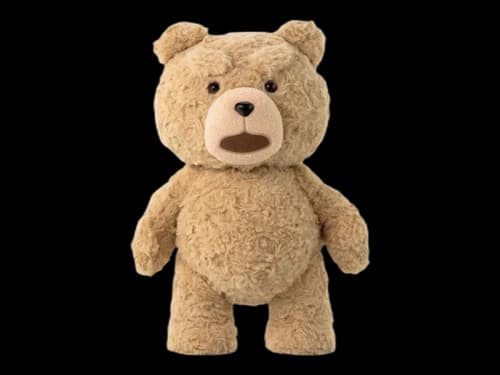 Pop Mart Ted 2 Hot Nerd Ted Action Plush Doll