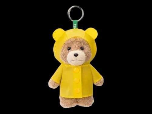 Pop Mart Ted2 Teddy Bear Action Series Raincoat Bear Plush Pendant