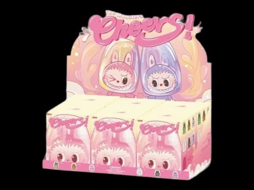 Pop Mart The Monsters Cheers Series Double-Walled Glass Sealed Case (6 Blind Box)