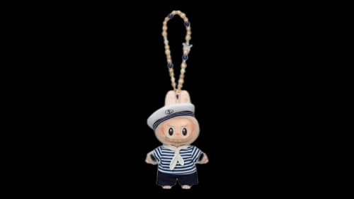 Pop Mart The Monsters De Vliegende Labubu Series Sailor Labubu Vinyl Plush Hanging Card