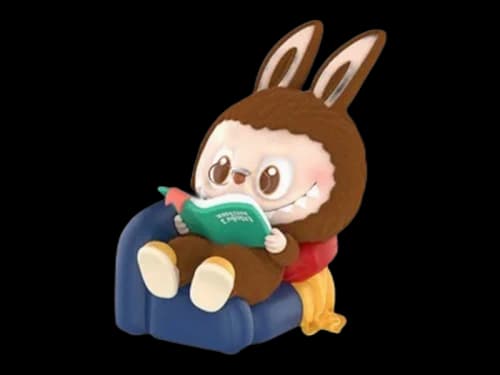 Pop Mart THE MONSTERS Labubu 1:00 A.M. Series Reading Time Figure
