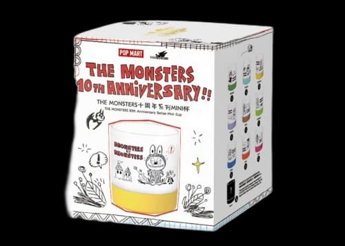 Pop Mart Single Blind Box The Monsters Labubu 10th Anniversary Series Mini Cup